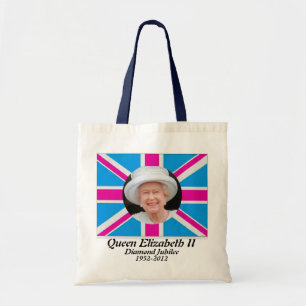 Des Porträtjubiläums der Königin Elizabeth Tragetasche