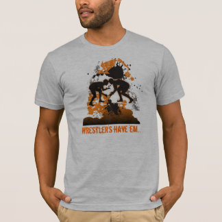 Des Ringkämpfers haben sie T-Shirt