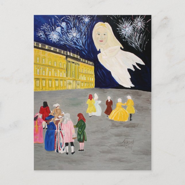 des Schlossgespenstes Postkarte (Vorderseite)