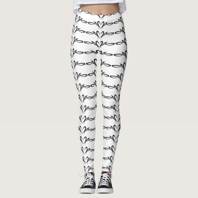 Des Schwarzen Herzen Thunder_Cove scrolly Leggings (Vorderseite)