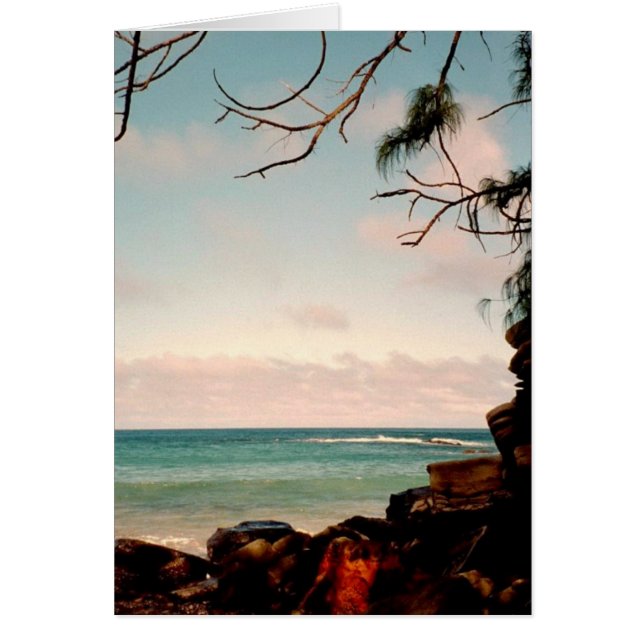 "Des schwarzen Sammlung Felsen-Strandes Mauis" (Vorne)