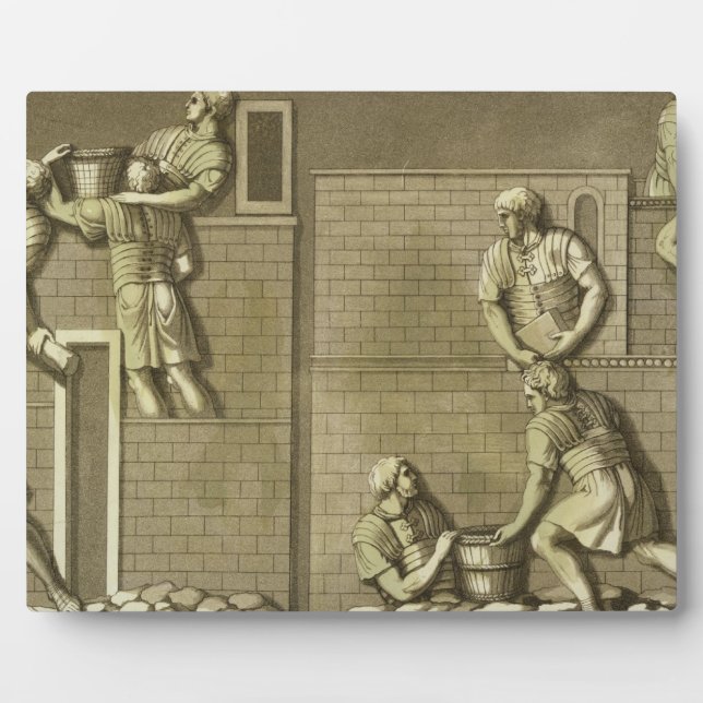 Des soldats romains construisent un fort, plaque 2 (Devant)