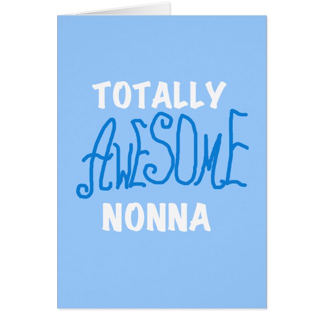 Des T-shirts et cadeaux Nonna Blue totalement géni (Devant)