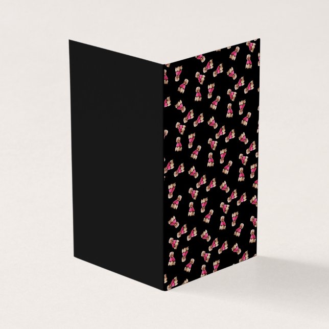 Des Tas De Poodles (Rose sur Noir) (Outside)