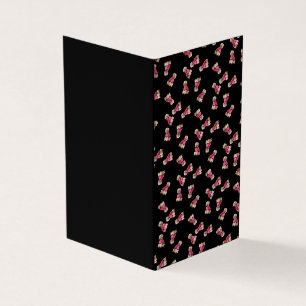 Des Tas De Poodles (Rose sur Noir)
