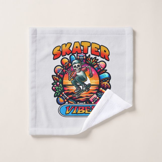 DES VIBES DE SKATER ! (Gant de toilette)