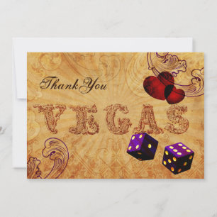 dés violet Vintage Vegas Merci