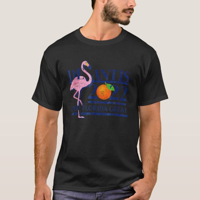 DeSantis 2022: Florida groß T-Shirt (Vorderseite)