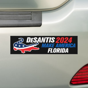DeSantis 2024 - Amerika in Florida Autoaufkleber