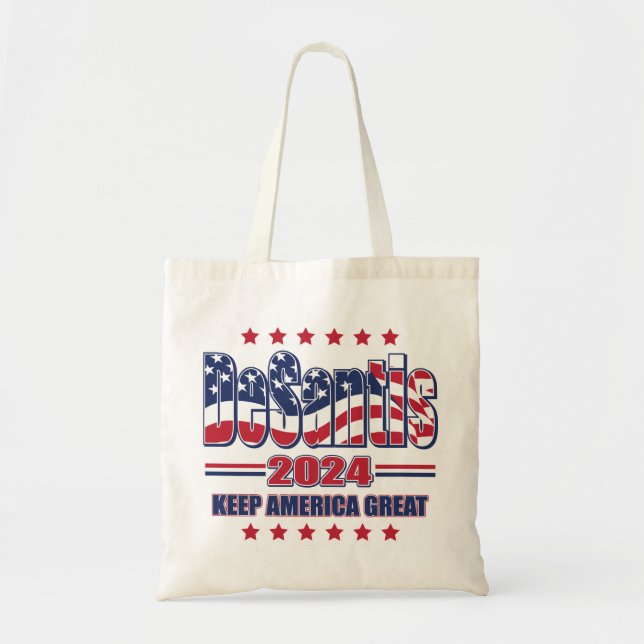 DeSantis-2024-Keep-America-Great Tragetasche (Vorne)