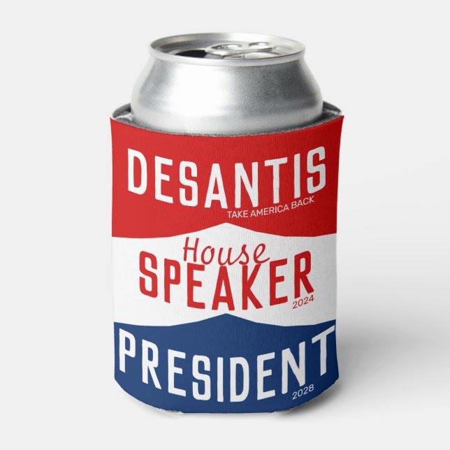 DeSantis 2024 Lautsprecher des Präsidenten des Hau Dosenkühler (Kanne Vorderseite)