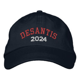 Desantis 2024 - Rot-Blau Bestickte Baseballkappe