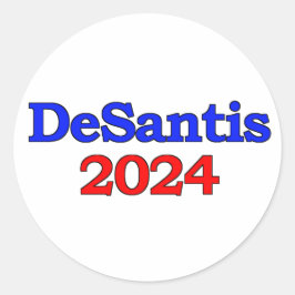 DeSantis 2024 Runder Aufkleber