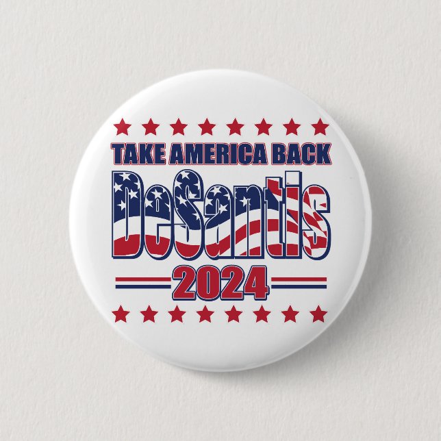 DeSantis-2024-Take-America-Back- Button (Vorderseite)