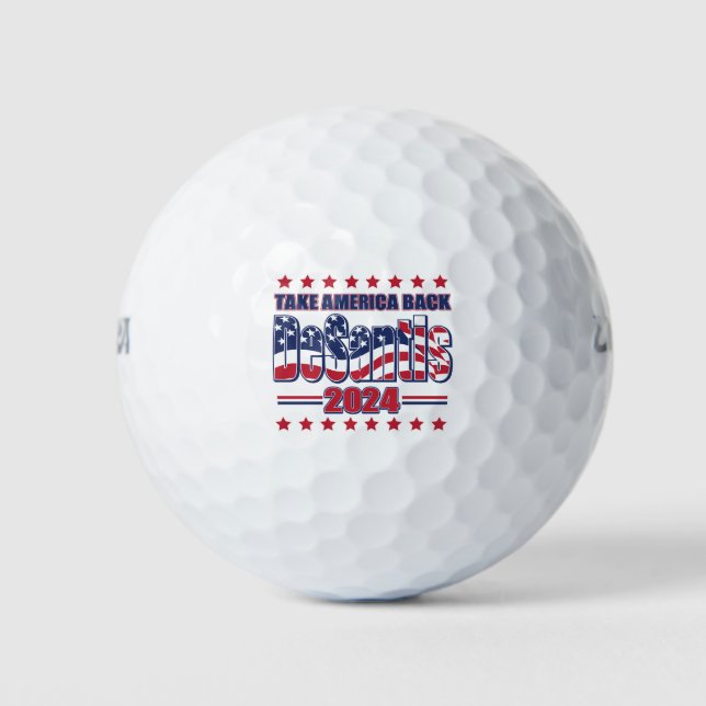 DeSantis-2024-Take-America-Back- Golfball (Vorderseite)