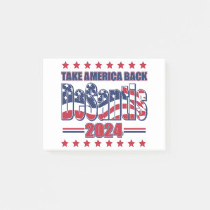 DeSantis-2024-Take-America-Back- Post-it Klebezettel