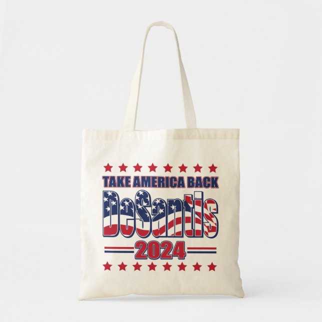 DeSantis-2024-Take-America-Back- Tragetasche (Vorne)