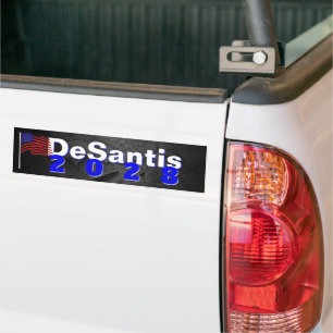DeSantis 2028 sur Black Rock Bumper Sticker