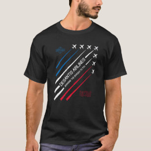 DeSantis Airlines Political Meme DeSantis T-Shirt