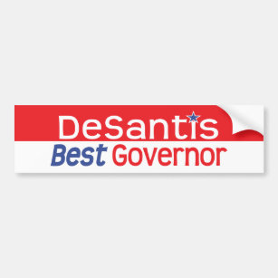 DeSantis bester Gouverneur-Autoaufkleber Autoaufkleber