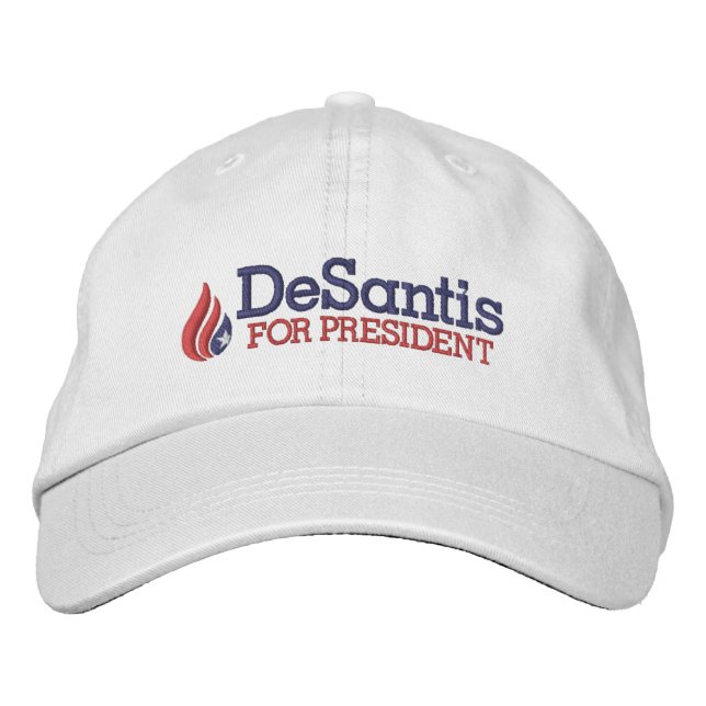 DeSantis for President Bestickte Baseballkappe (Vorderseite)