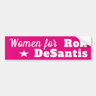 DeSantis - Gouverneur von Florida - Frauen für Ron Autoaufkleber