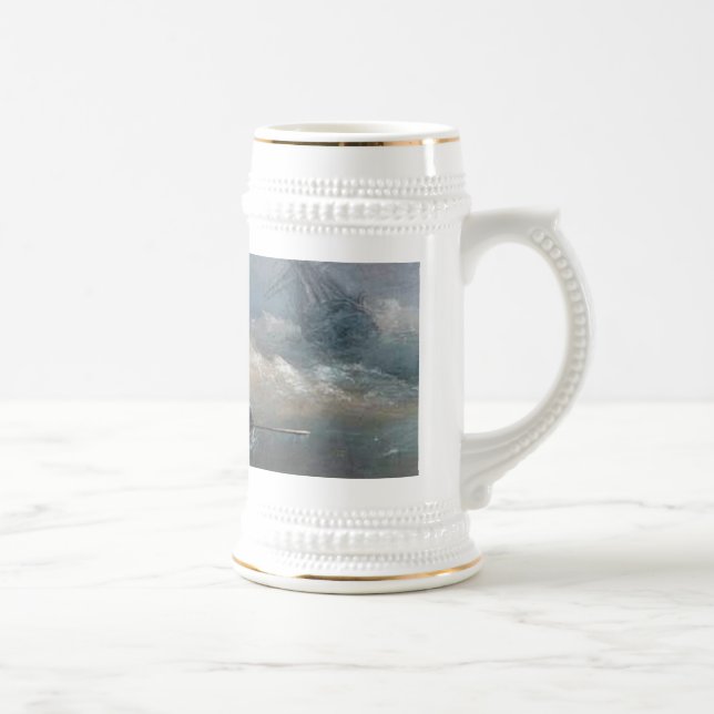 Desaster auf See Stein Bierglas (Rechts)