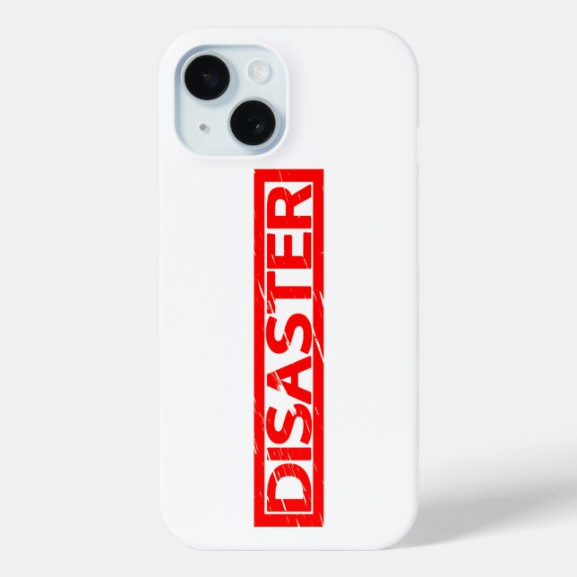 Desaster Briefmarke Case-Mate iPhone Hülle (Rückseite)