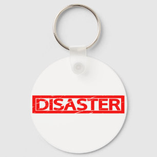 Desaster Briefmarke Schlüsselanhänger