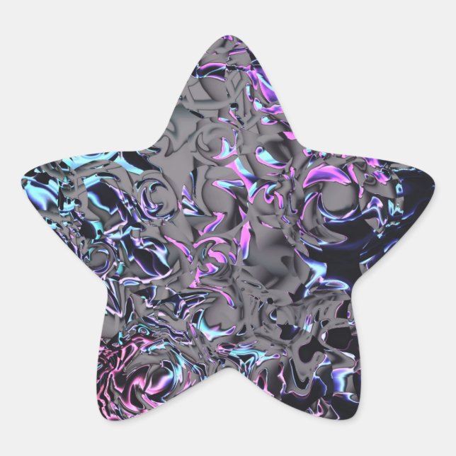 Desaster der 80er  Stern-Aufkleber (Vorderseite)