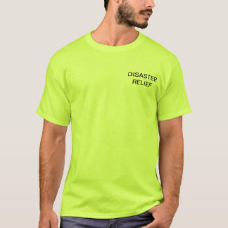 Desaster-Entlastungs-Team-Shirt - Sicherheits-Grün T-Shirt
