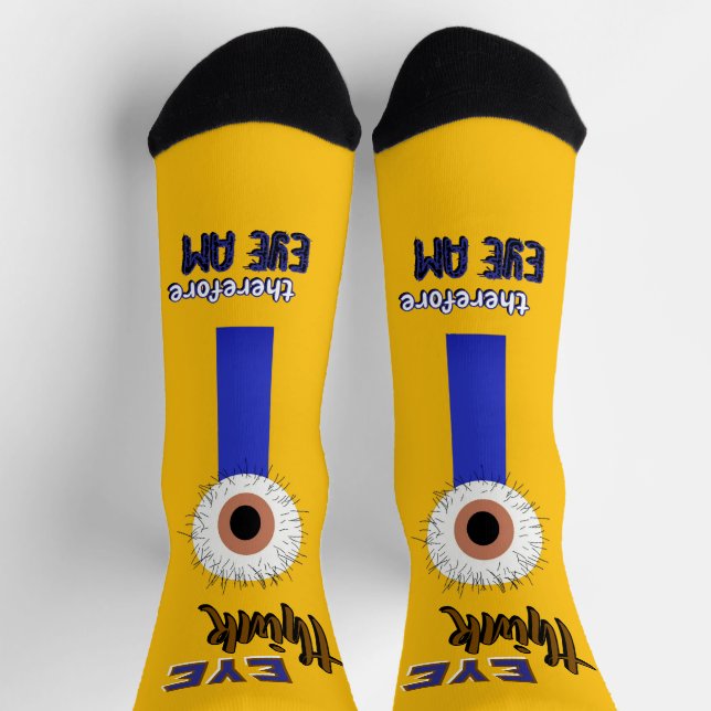 Descartes Augen Socken (Oben)