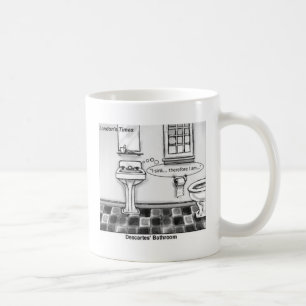 Descartes' Bad Funny T-Shirts Tasse