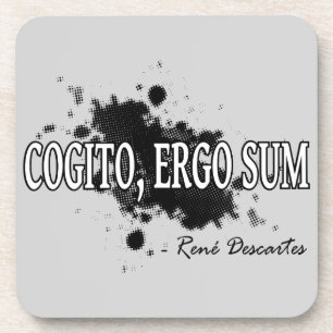 Descartes Getränkeuntersetzer