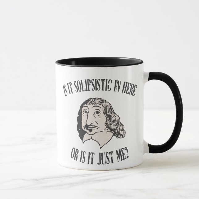 Descartes Solipsistic Tasse (Rechts)