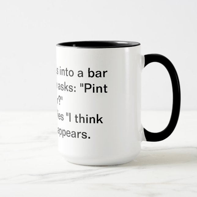Descartes-Witz-Tasse Tasse (Rechts)