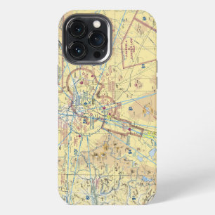 Deschöpft Landkreis Aviation Sektordiagramm iPhone 13 Pro Max Hülle
