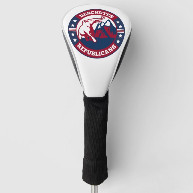 Deschutes Republikaner Golf Head Cover Golf Headcover (Vorderseite)