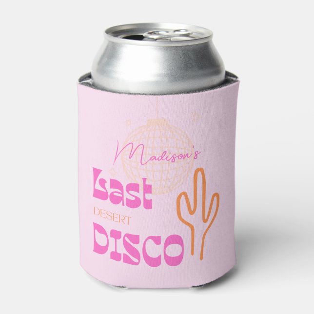 Desco Disco Junggeselinnen-Abschied Rosa & Orange Dosenkühler (Kanne Vorderseite)