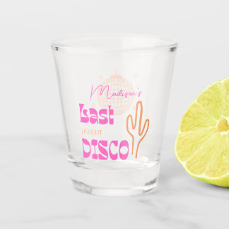 Desco Disco Junggeselinnen-Abschied Rosa & Orange Schnapsglas