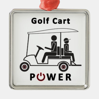 Descr-Golf Wagen-Power (Schwarzes mit Rot) Ornament Aus Metall