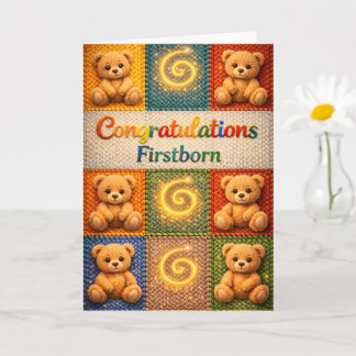 Description de la carte d'anniversaire d'ours en p