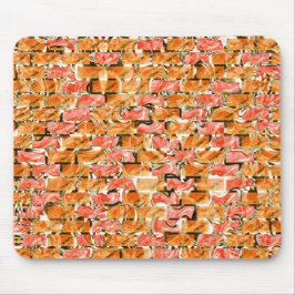 Desenho no estilo tijolos com tom de brilho mousepad