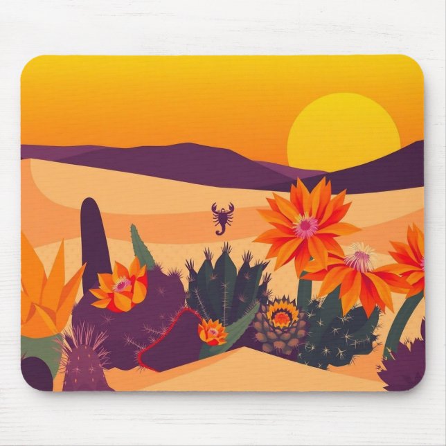 Desert Bloom Fantasy Mousepad (Vorne)