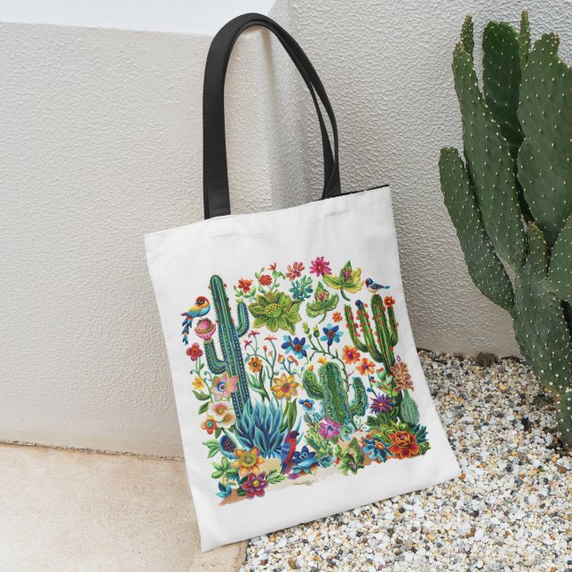 Desert Blooms Cacti Crescendo Tasche (Von Creator hochgeladen)