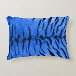 Desert Blue Tiger Skin Print Dekokissen
