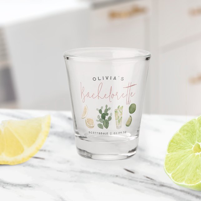 Desert Boho Personalisiert Junggeselinnen-Abschied Schnapsglas (Von Creator hochgeladen)
