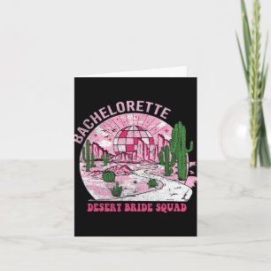 Desert Bride Squad Junggeselinnen-Abschied Western Karte
