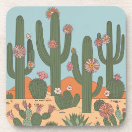 Desert Cactus Blume Untersetzer Set MCM