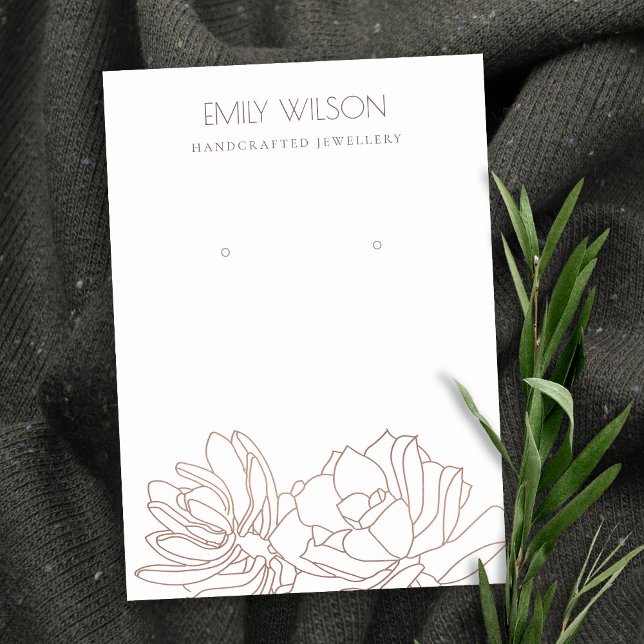 DESERT CACTUS ERFOLGREICH BLUSH PINK EARRING DISPL VISITENKARTE (Von Creator hochgeladen)